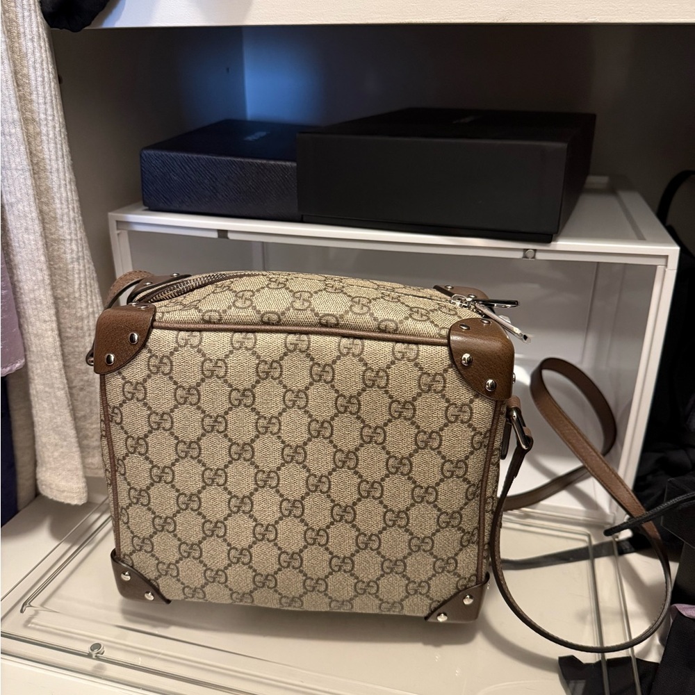 Gucci Supreme soft trunk Crossbody Bag